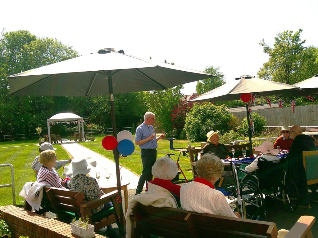 Connell Court garden party for VE Day 80th